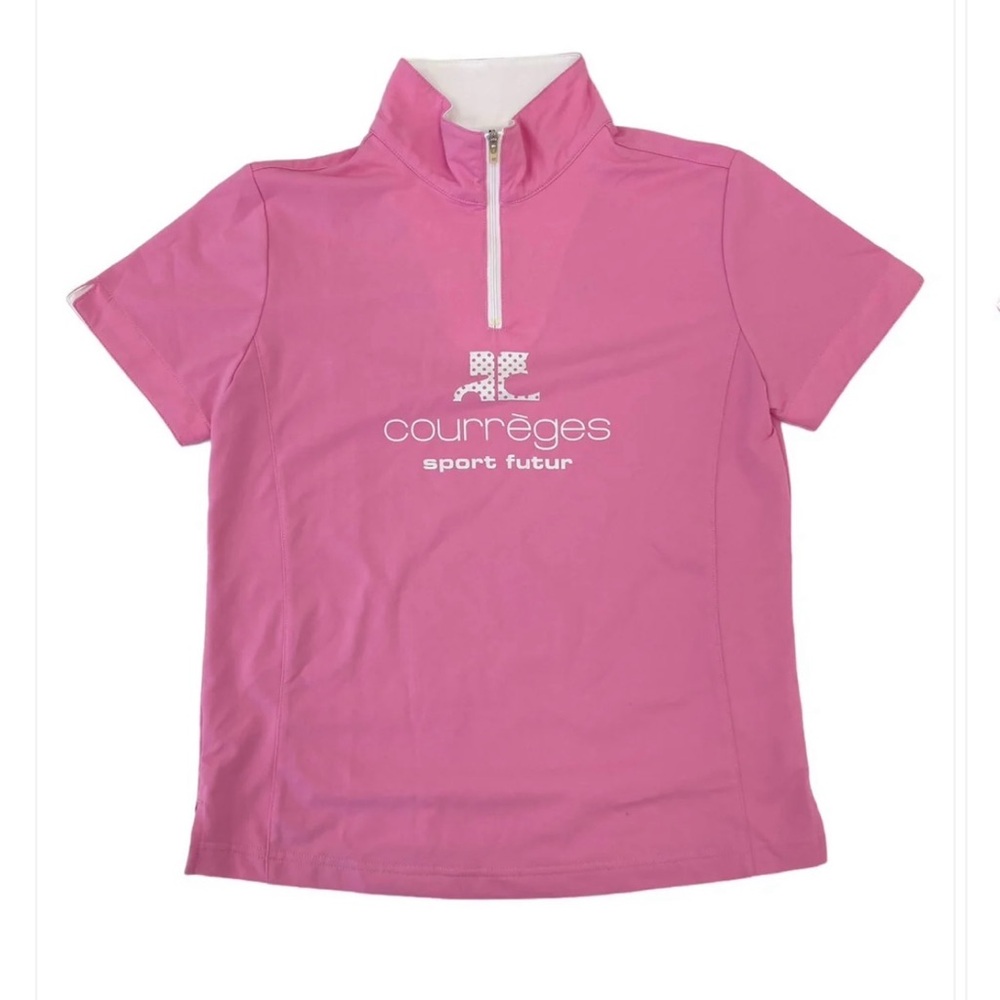 Courrèges sport futur Rare pink top